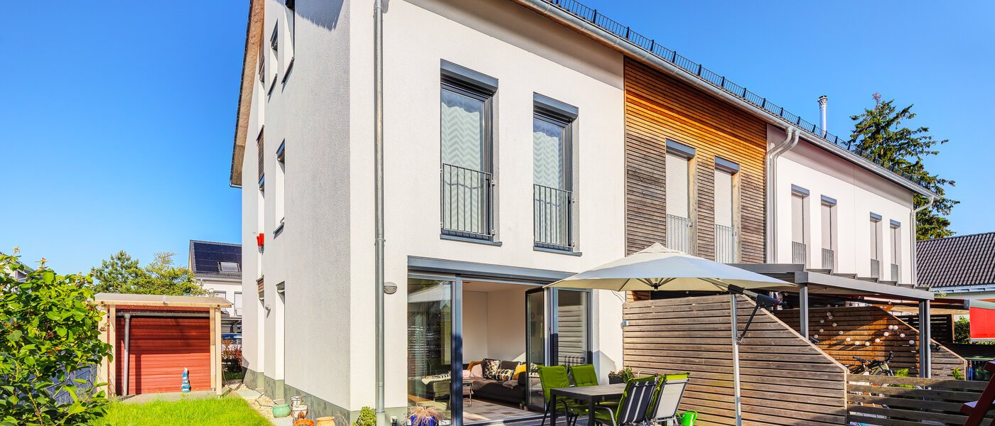 テラスハウス角住宅 Karlsfeld 01 庭 14478