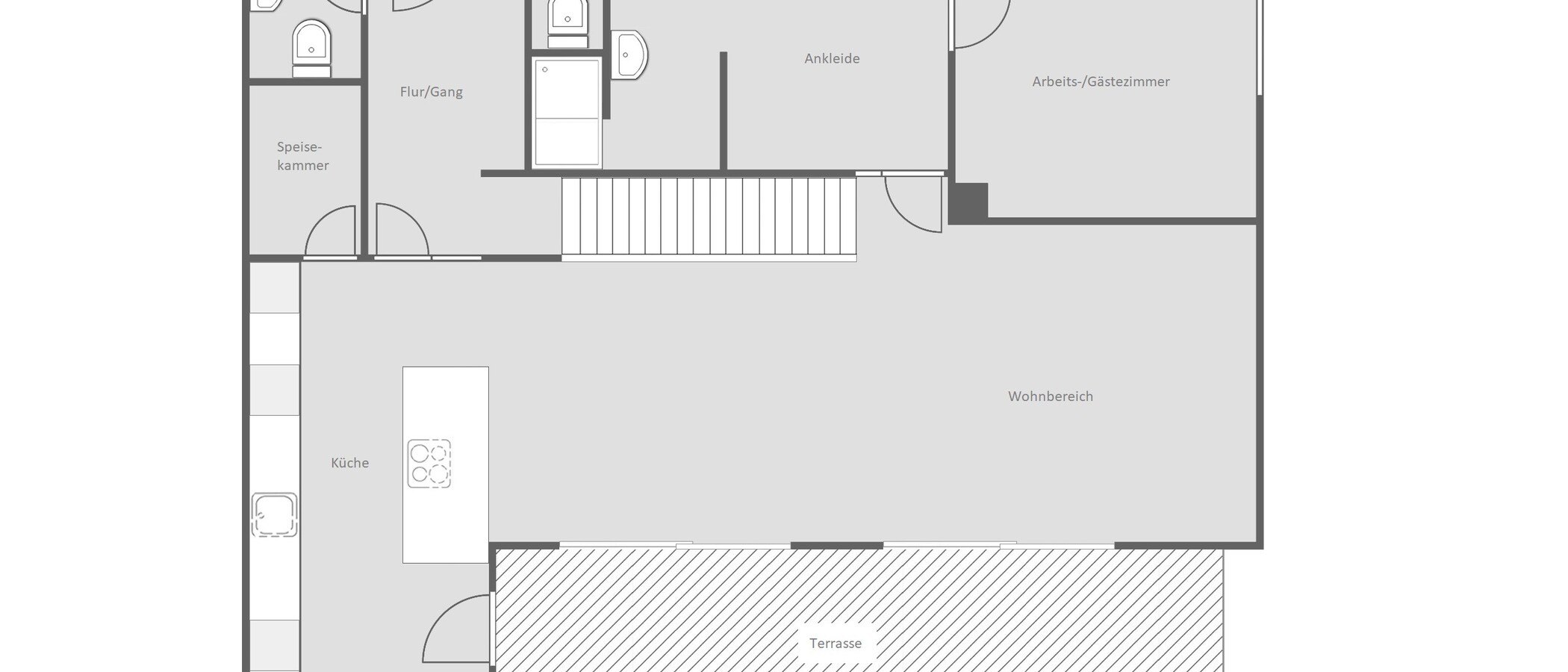 一戸建て Weßling 01 見取り図 14484
