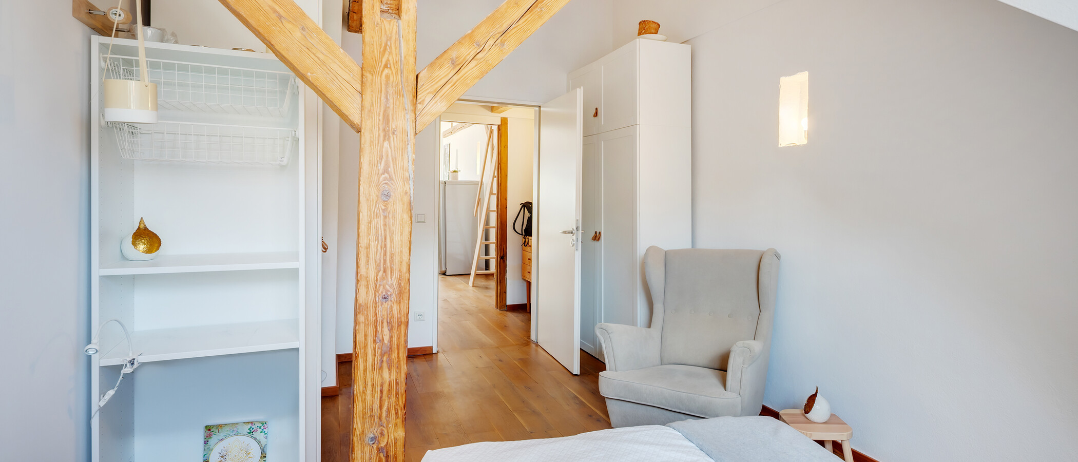 アティック・フラット（屋根裏） München Dreimühlenviertel 03 2.　寝室 14505