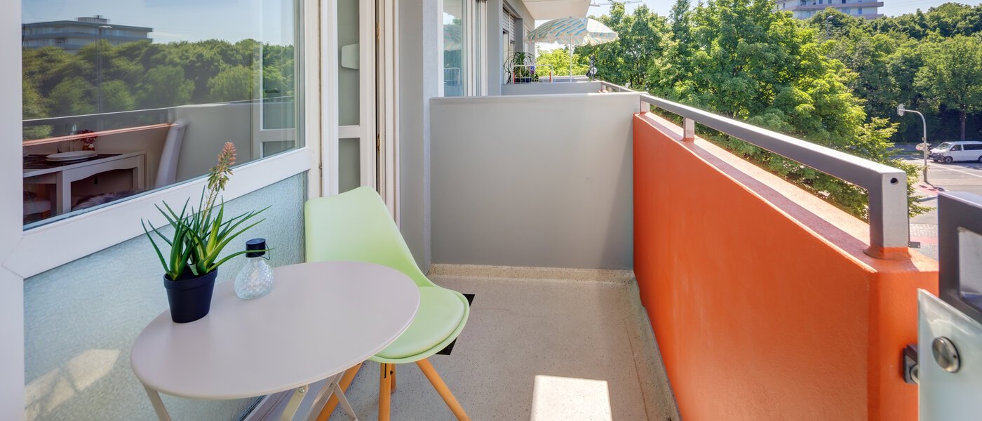 アパルトマン München Am Hart 01 ベランダ 14506