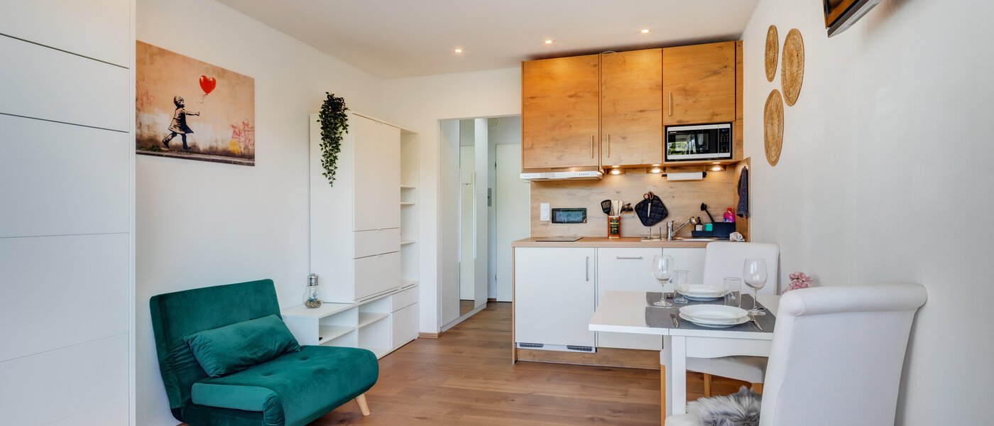 アパルトマン München Am Hart 01 リビングエリア 14506