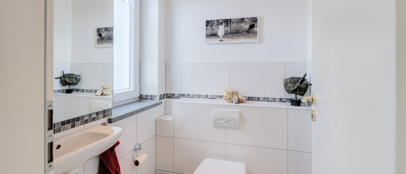 セミ・デタッチド・ハウス（一戸建てを二つに分けた家屋） Wörthsee 01 ゲスト用 WC 14511