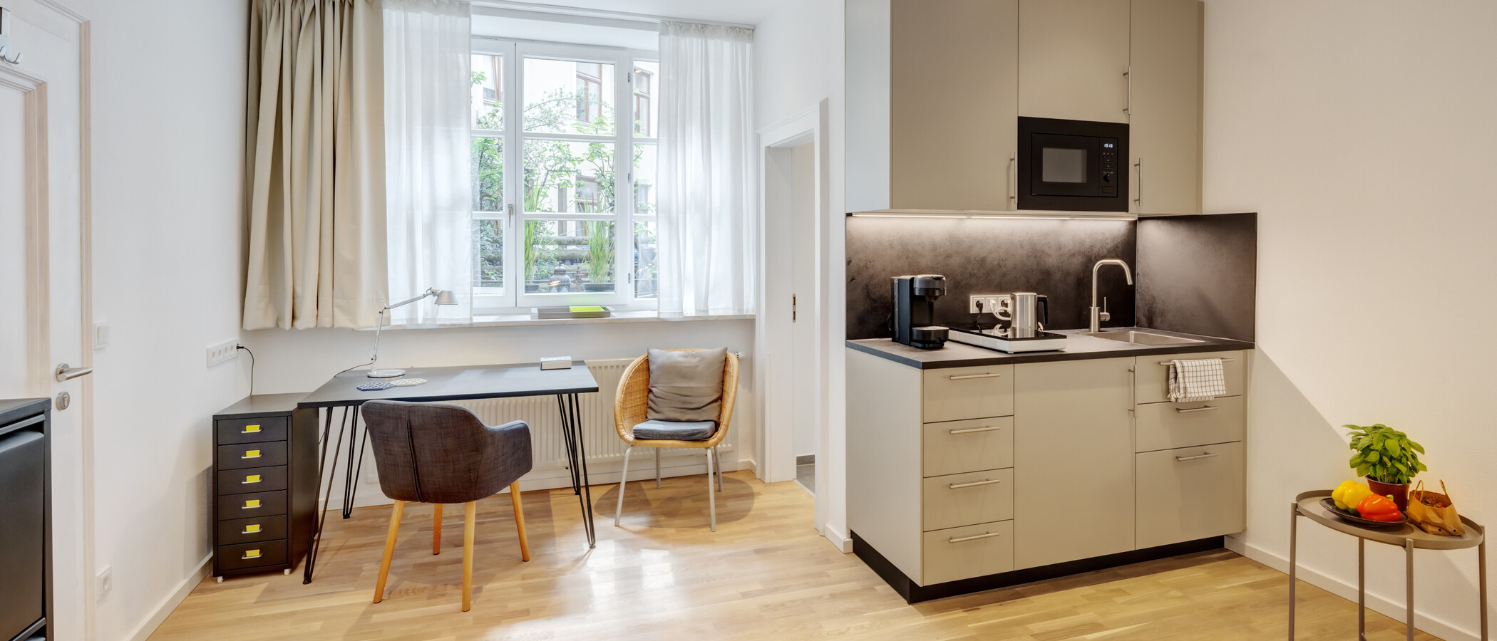 アパルトマン München Haidhausen 01 リビングエリア 14515