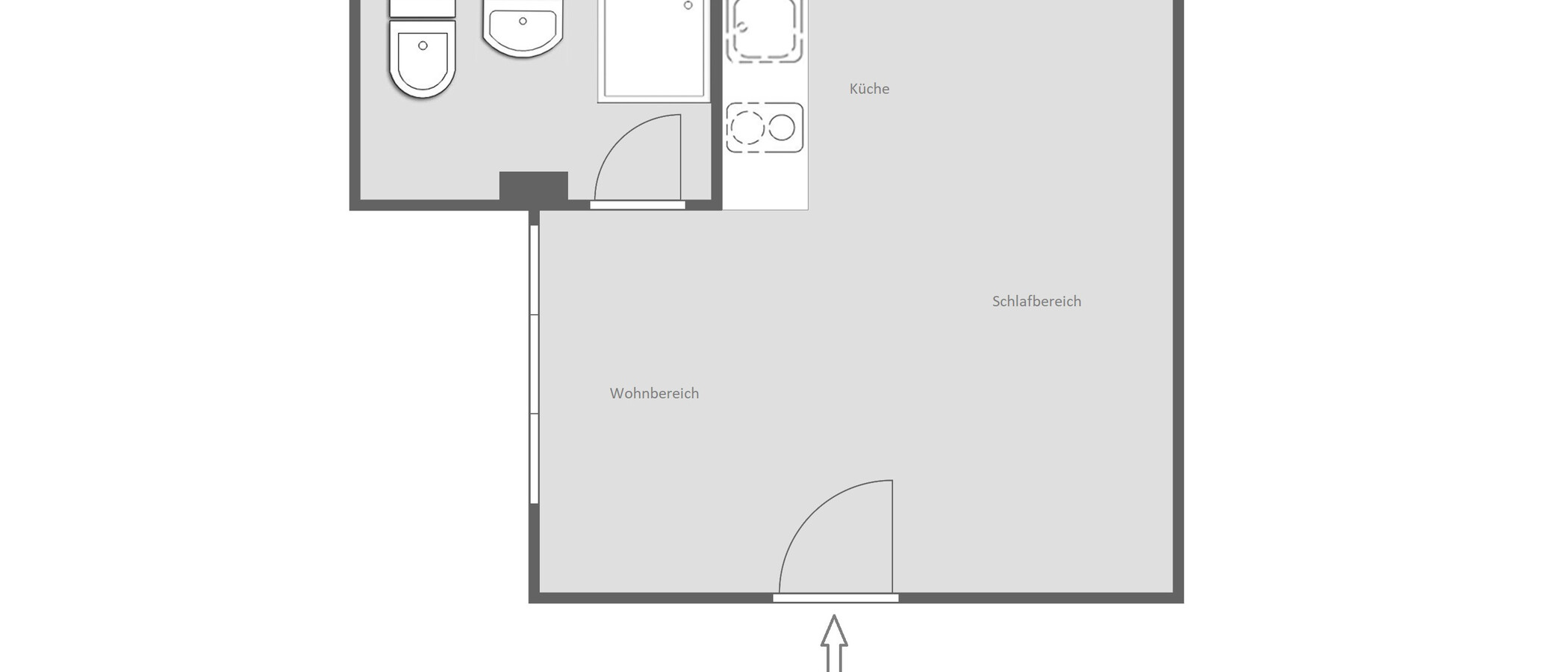 アパルトマン München Haidhausen 01 見取り図 14515