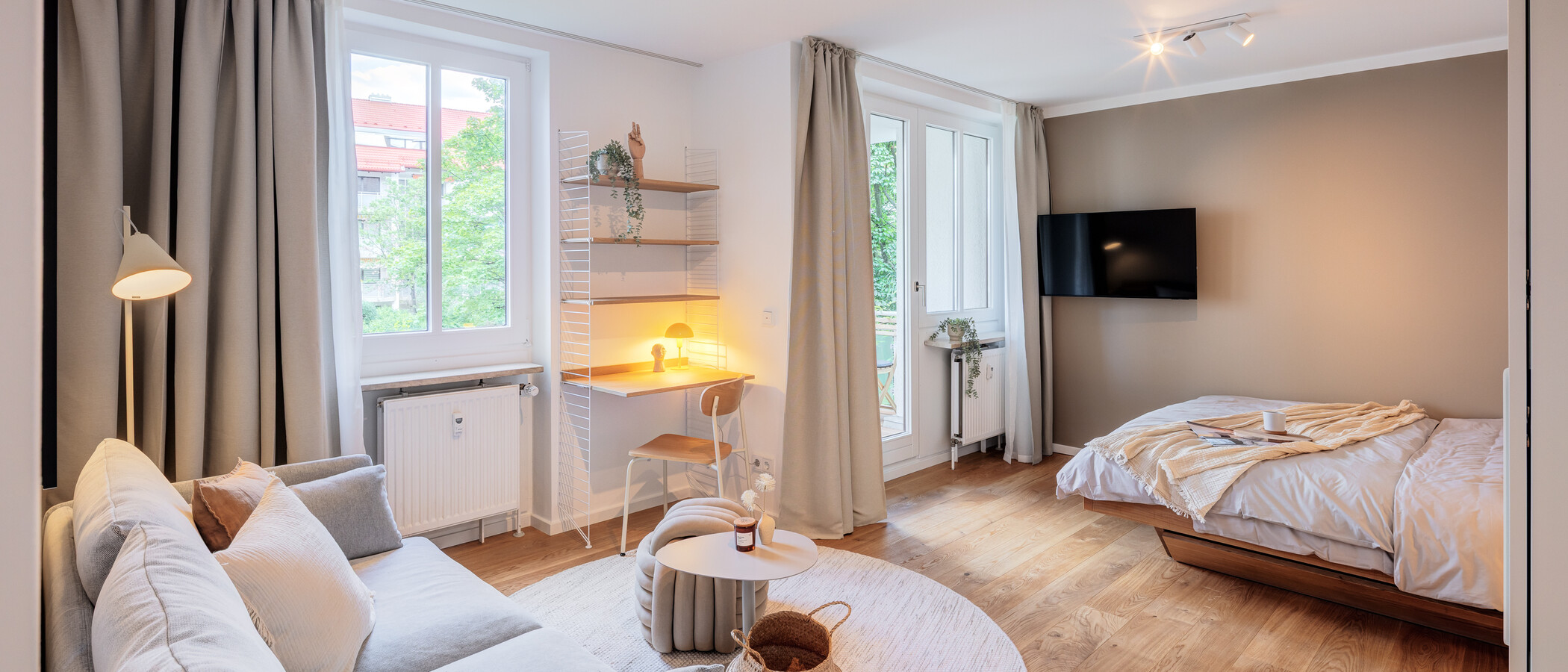 マンション München Thalkirchen 02 リビングエリア 14526