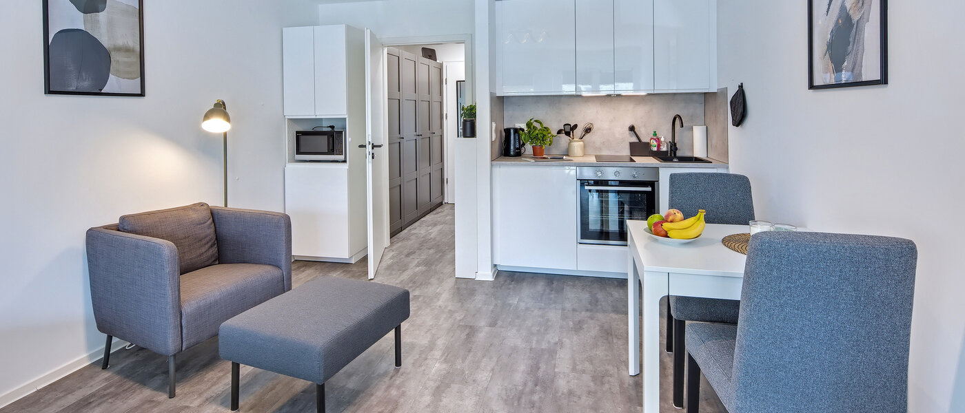 マンション München Neuhausen 03 リビングエリア 14547