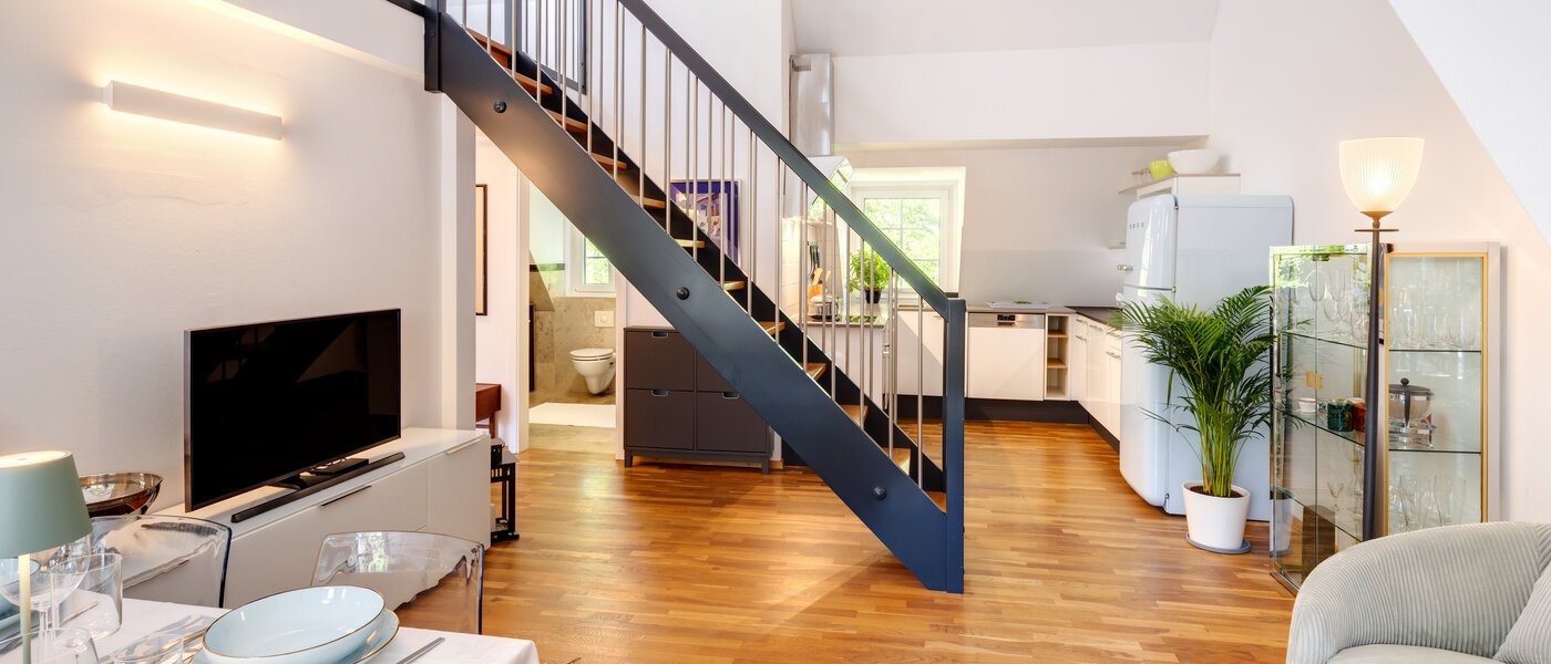 複層－回廊住宅 München Ramersdorf 03 リビングエリア 14556