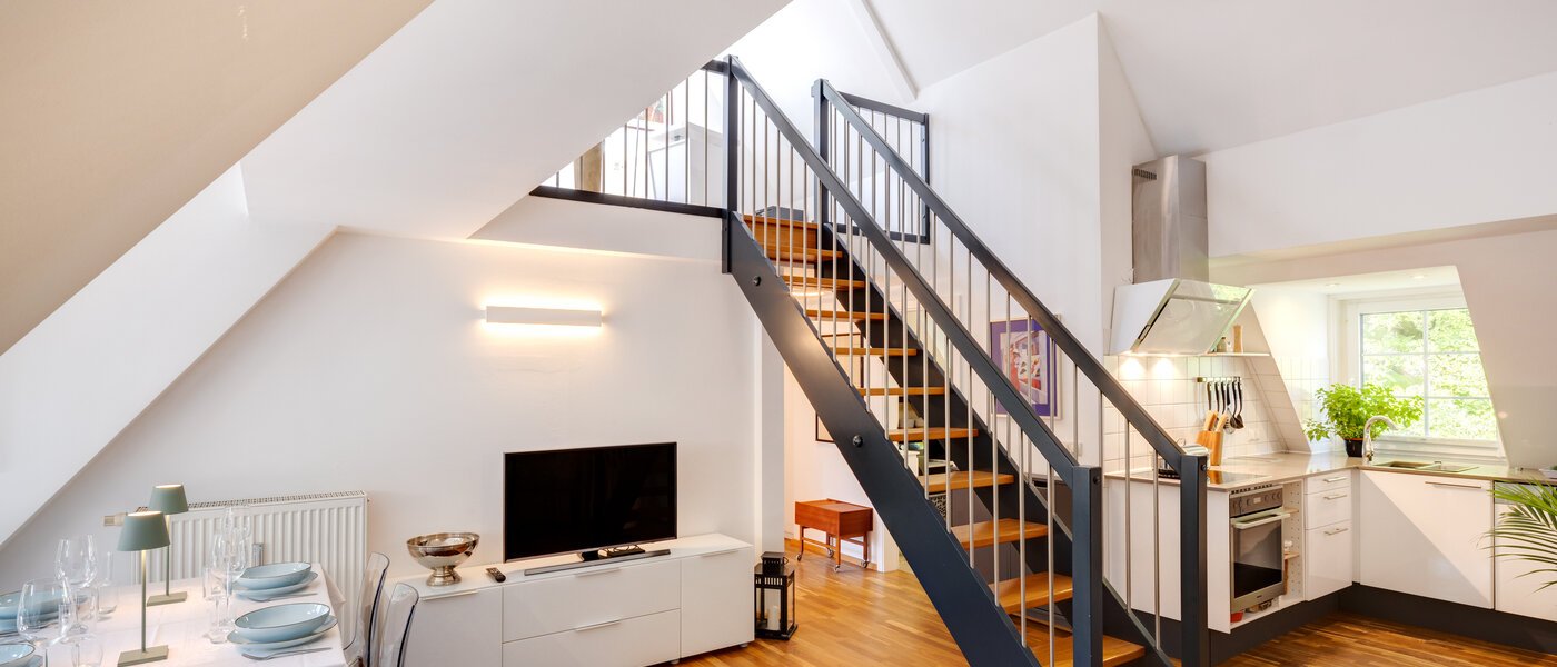 複層－回廊住宅 München Ramersdorf 04 リビングエリア 14556