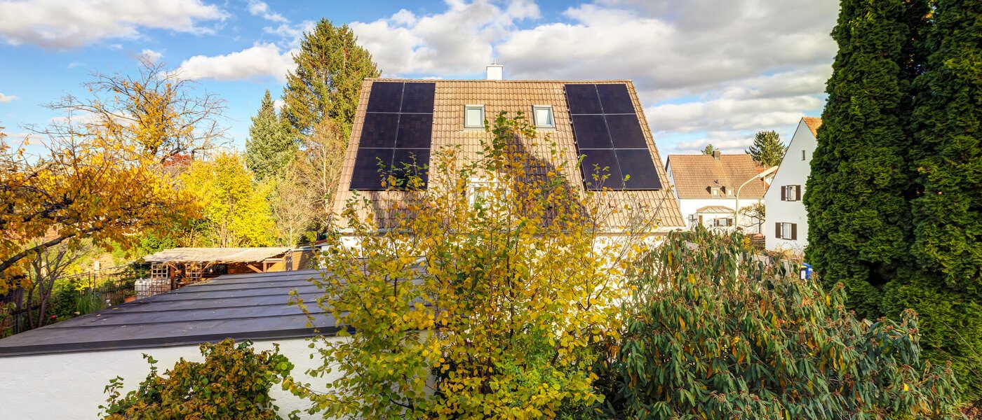 セミ・デタッチド・ハウス（一戸建てを二つに分けた家屋） München Obersendling 02 物件からの眺め 14567