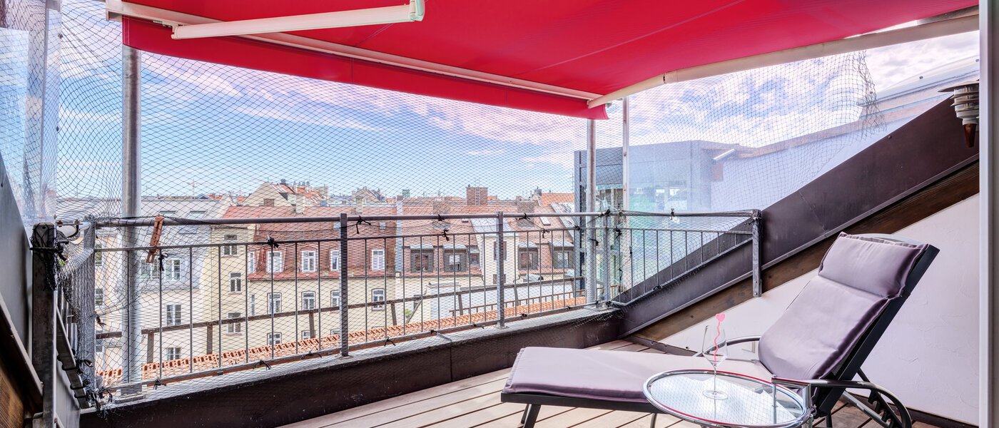 アティック・フラット（屋根裏） München Maxvorstadt 01 ロッジア 14568