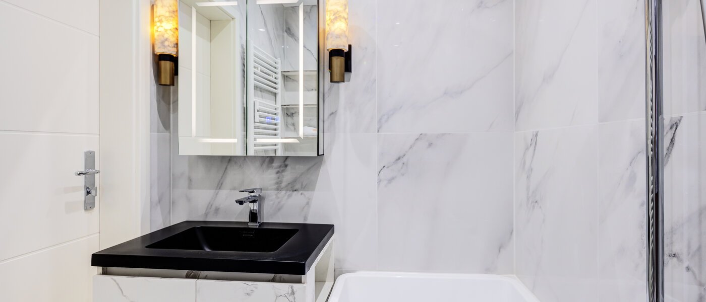 マンション München Schwabing (rechts der Leopoldstraße) 01 浴室 14569