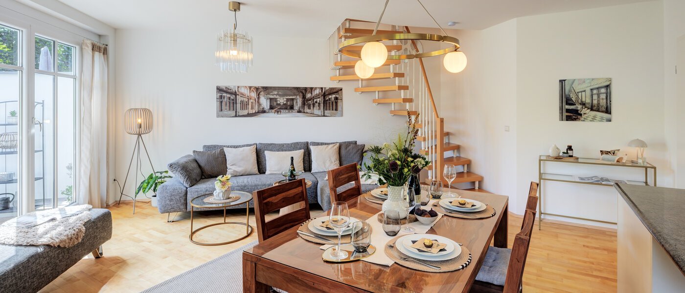 メゾネット・マンション（複数階にわたるマンション） Gröbenzell 06 リビングエリア 14575