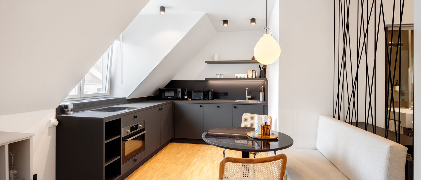 アパルトマン München Schwabing-West (rund um den Hohenzollernplatz) 01 キッチン 14593