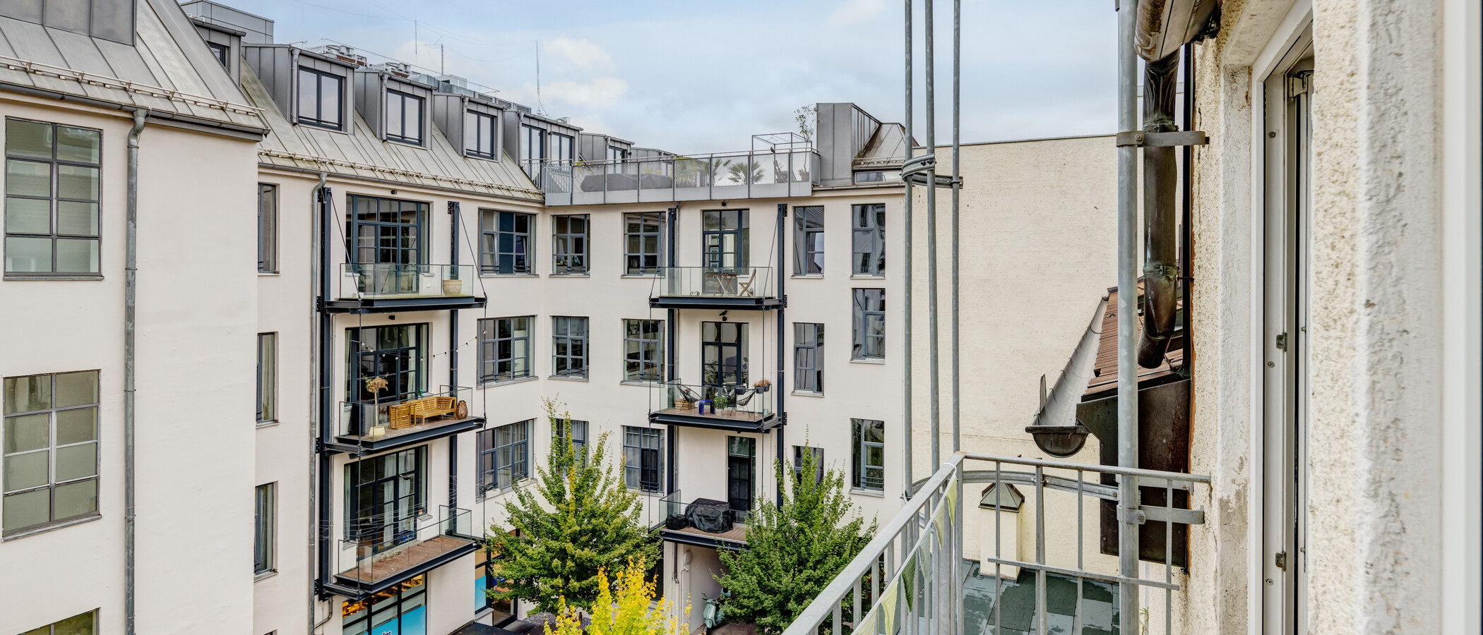 アティック・フラット（屋根裏） München Ludwigsvorstadt 01 ベランダ 14609