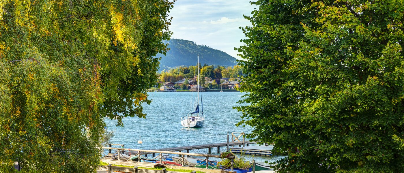 セミ・デタッチド・ハウス（一戸建てを二つに分けた家屋） Rottach-Egern 02 物件からの眺め 14616