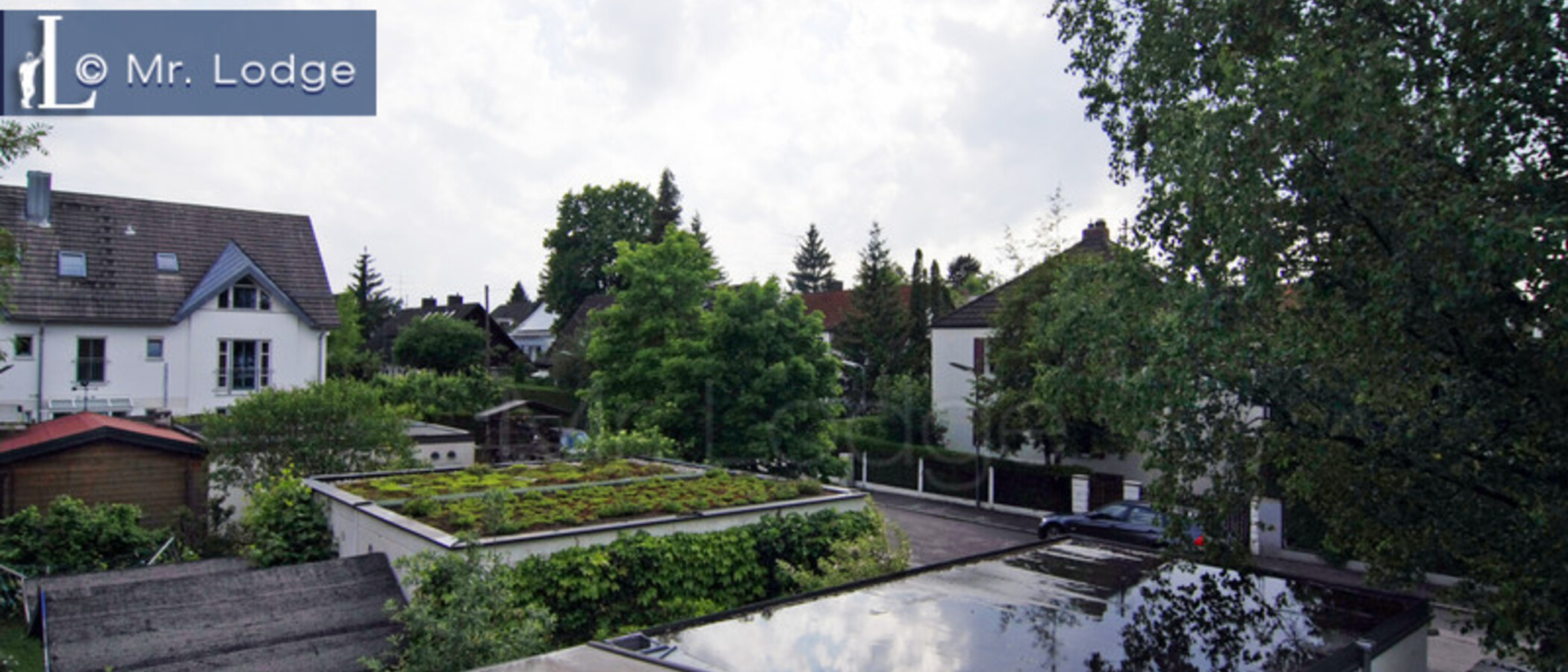 セミ・デタッチド・ハウス（一戸建てを二つに分けた家屋） München Trudering 02 物件からの眺め 1464