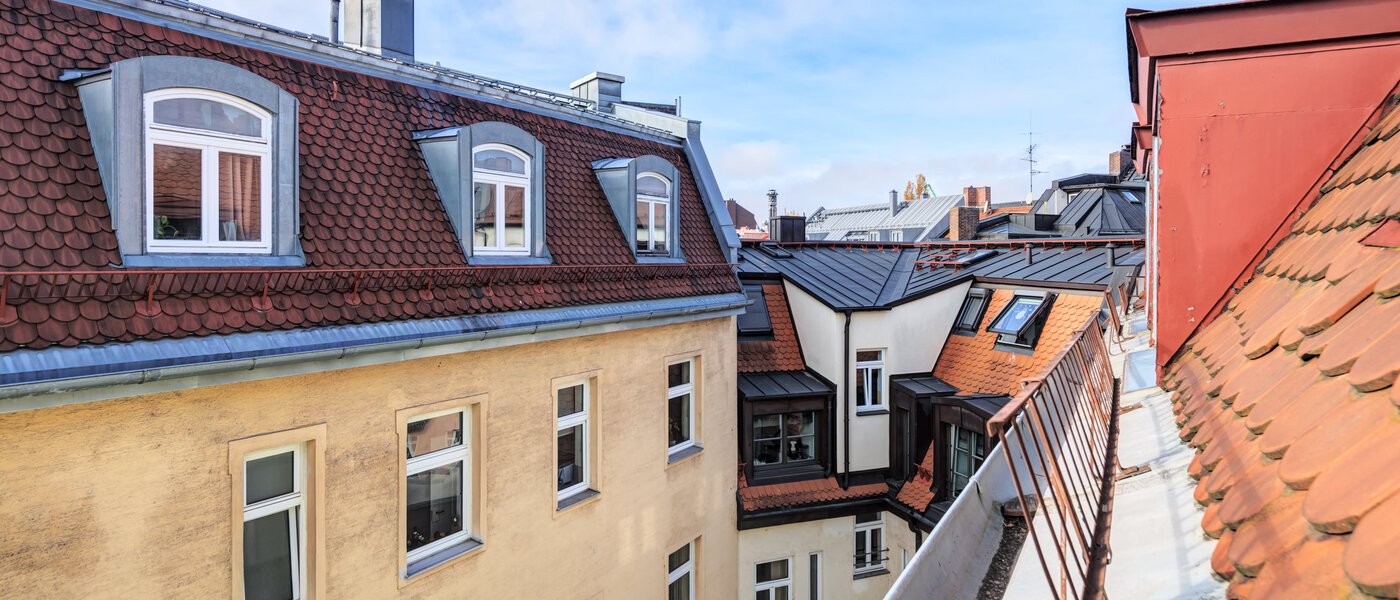 アティック・フラット（屋根裏） München Haidhausen 02 物件からの眺め 14648