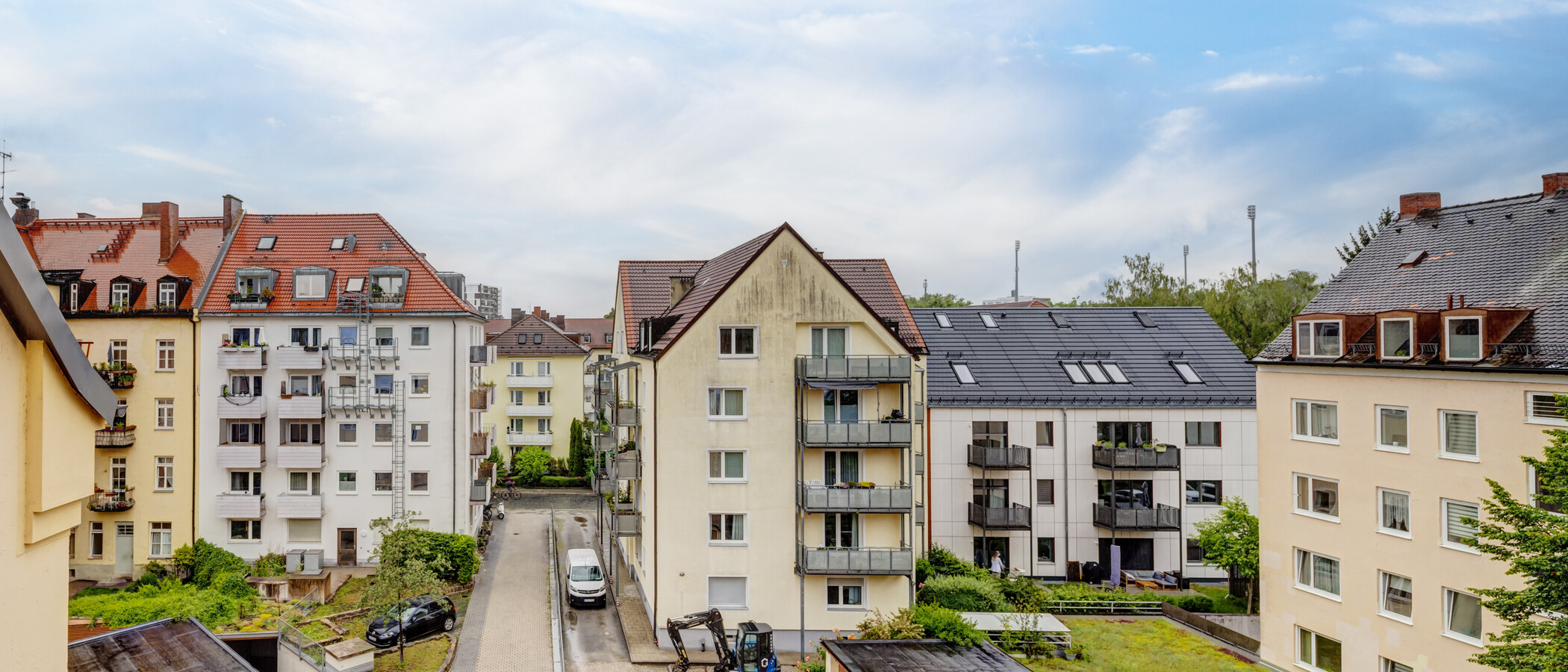 アティック・フラット（屋根裏） München Untergiesing 01 物件からの眺め 14653
