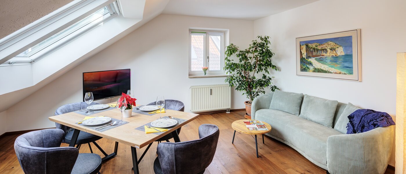 アティック・フラット（屋根裏） München Neufahrn b. Freising 03 リビングエリア 14673