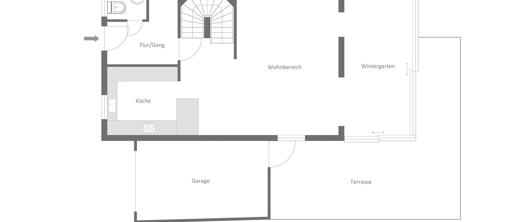 一戸建て München Neuaubing 01 見取り図 14678