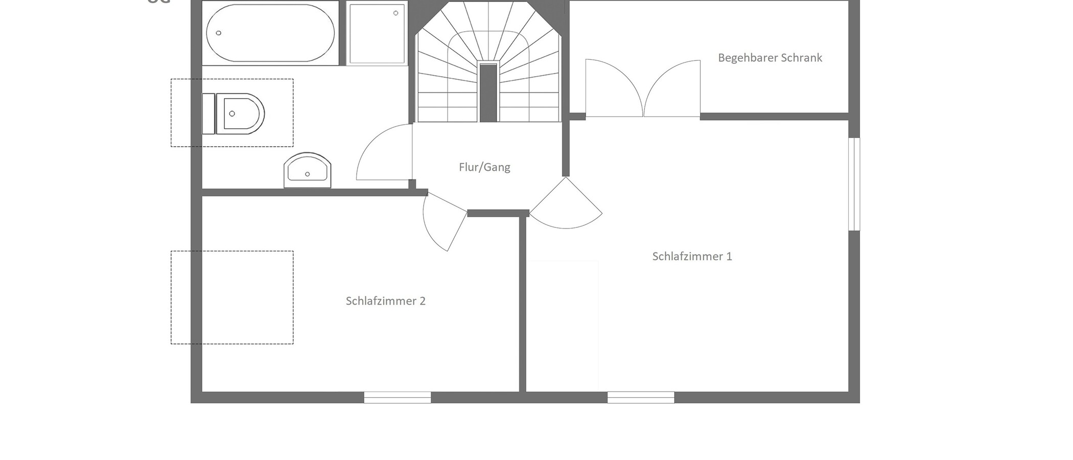 一戸建て München Neuaubing 02 見取り図 14678