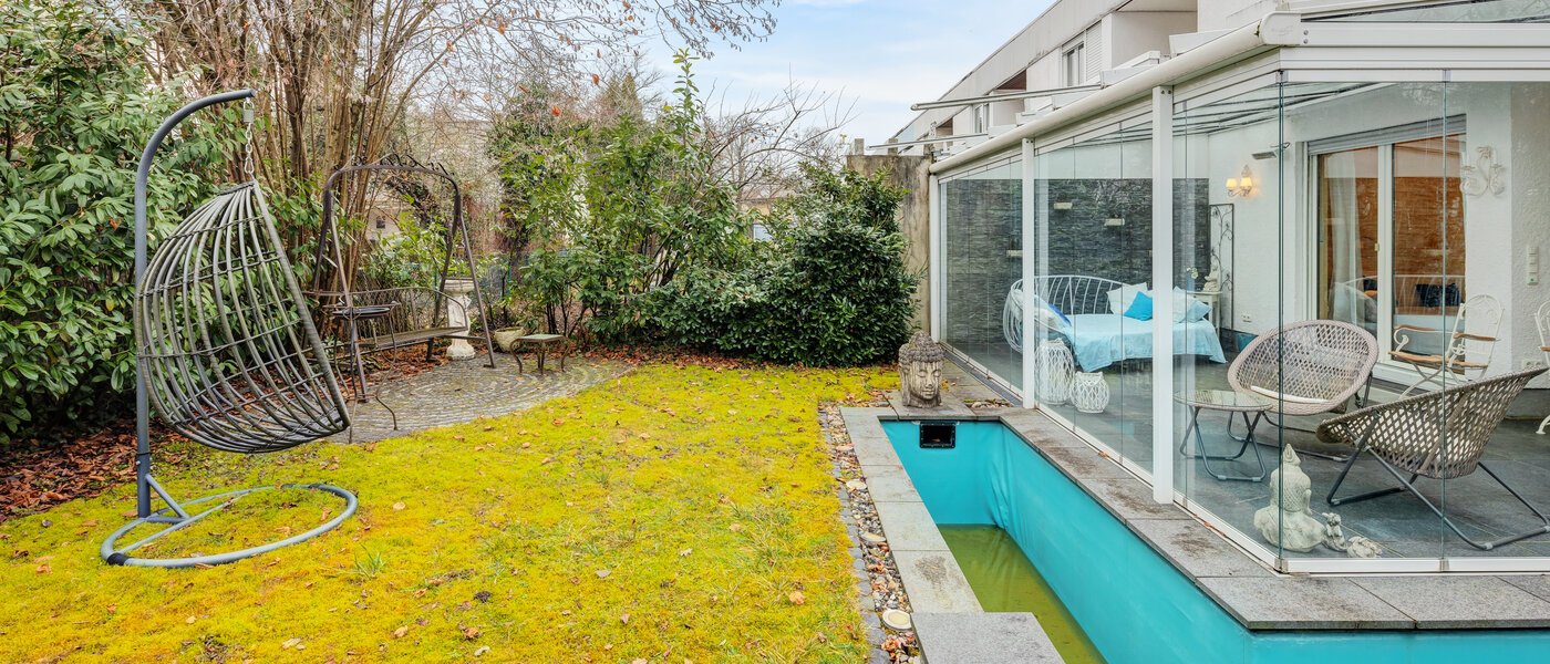 テラスハウス角住宅 Unterhaching 01 庭 14690