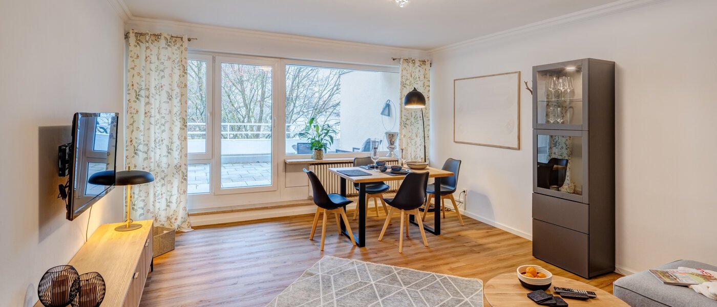 ペントハウス München Nymphenburg 01 リビングルーム 14694