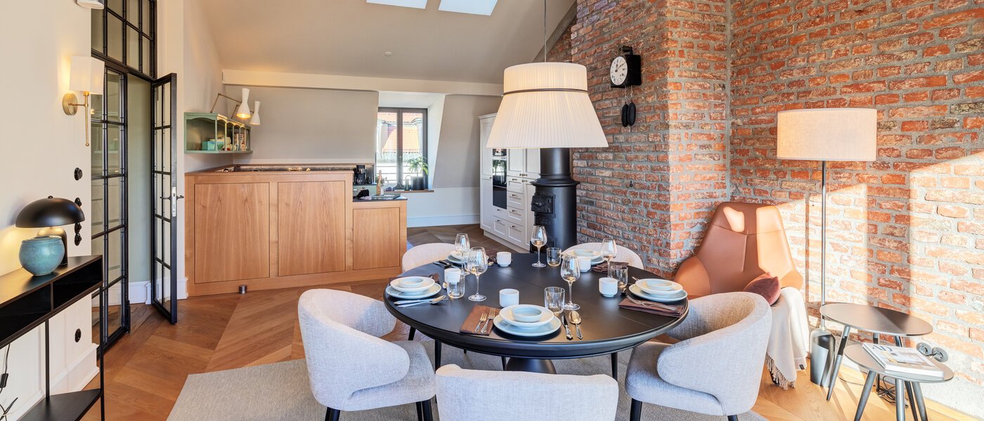 アティック・フラット（屋根裏） München Neuhausen 07 キッチン 14709