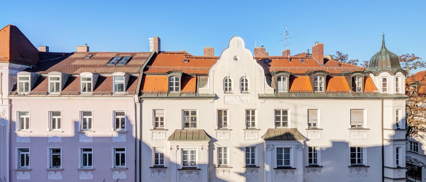 アティック・フラット（屋根裏） München Neuhausen 01 物件からの眺め 14709