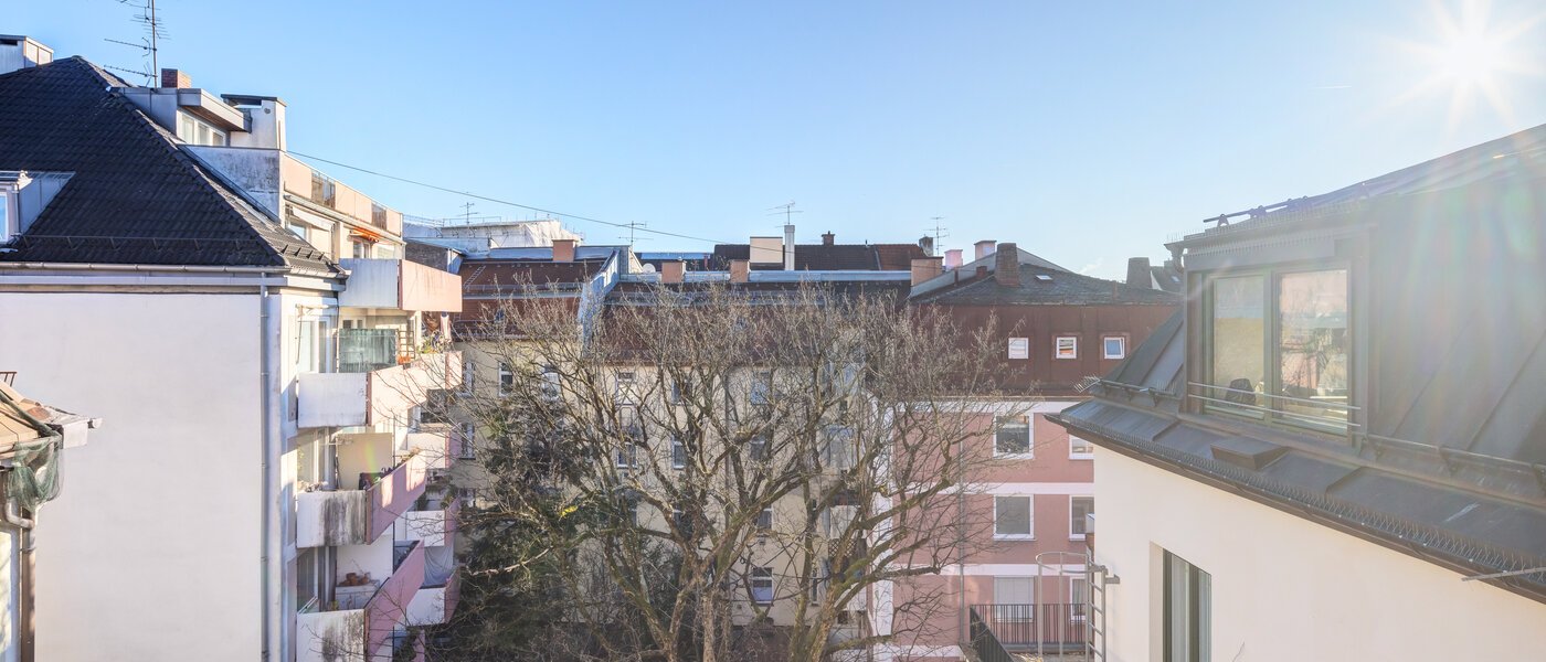 アティック・フラット（屋根裏） München Neuhausen 03 物件からの眺め 14709