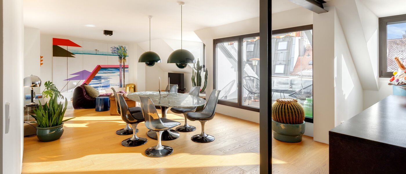 メゾネット・マンション（複数階にわたるマンション） München Glockenbachviertel 02 リビングルーム 14717