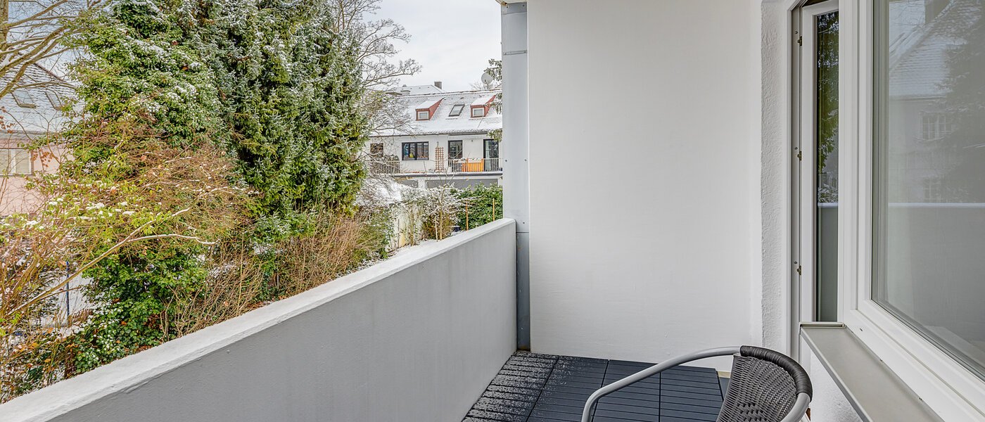 マンション München Schwabing (links der Leopoldstraße) 03 ベランダ 14718