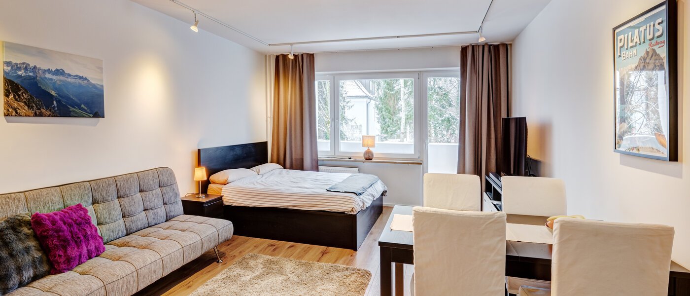 マンション München Schwabing (links der Leopoldstraße) 01 リビングエリア 14718