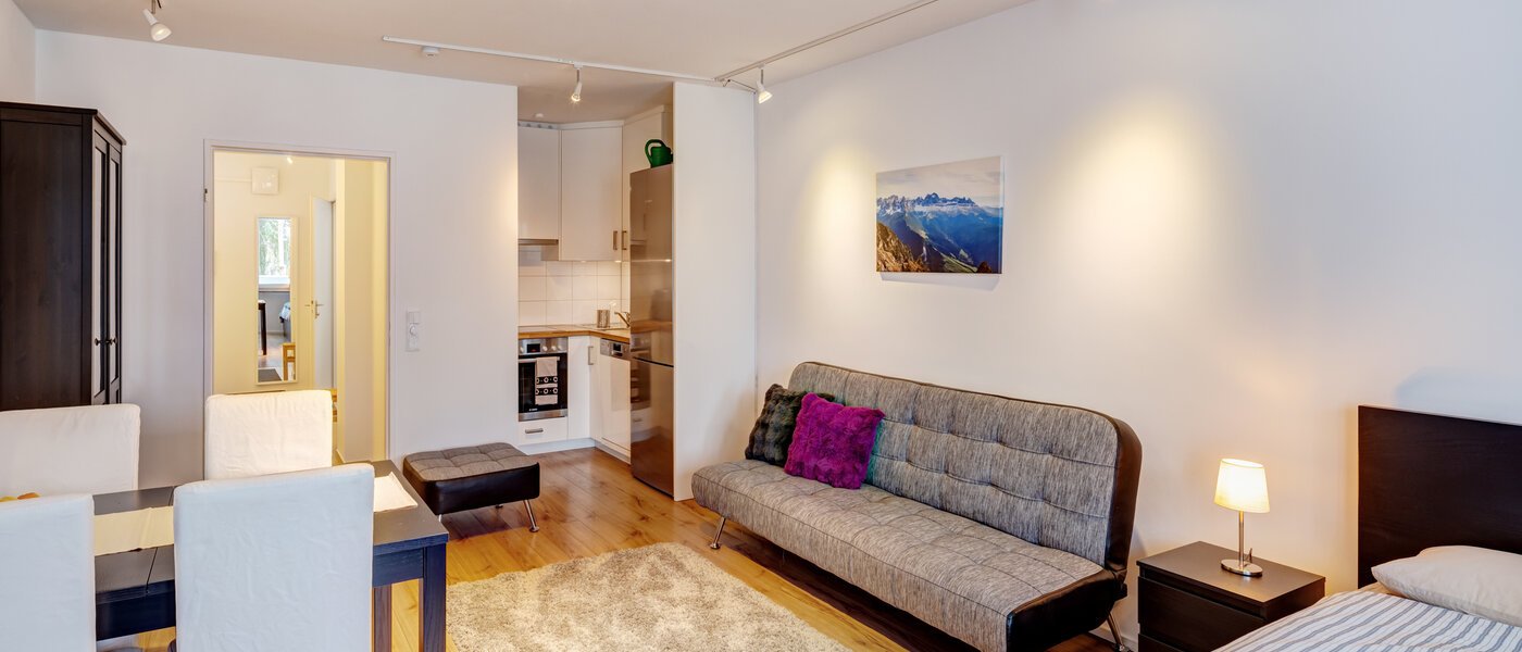 マンション München Schwabing (links der Leopoldstraße) 03 リビングエリア 14718