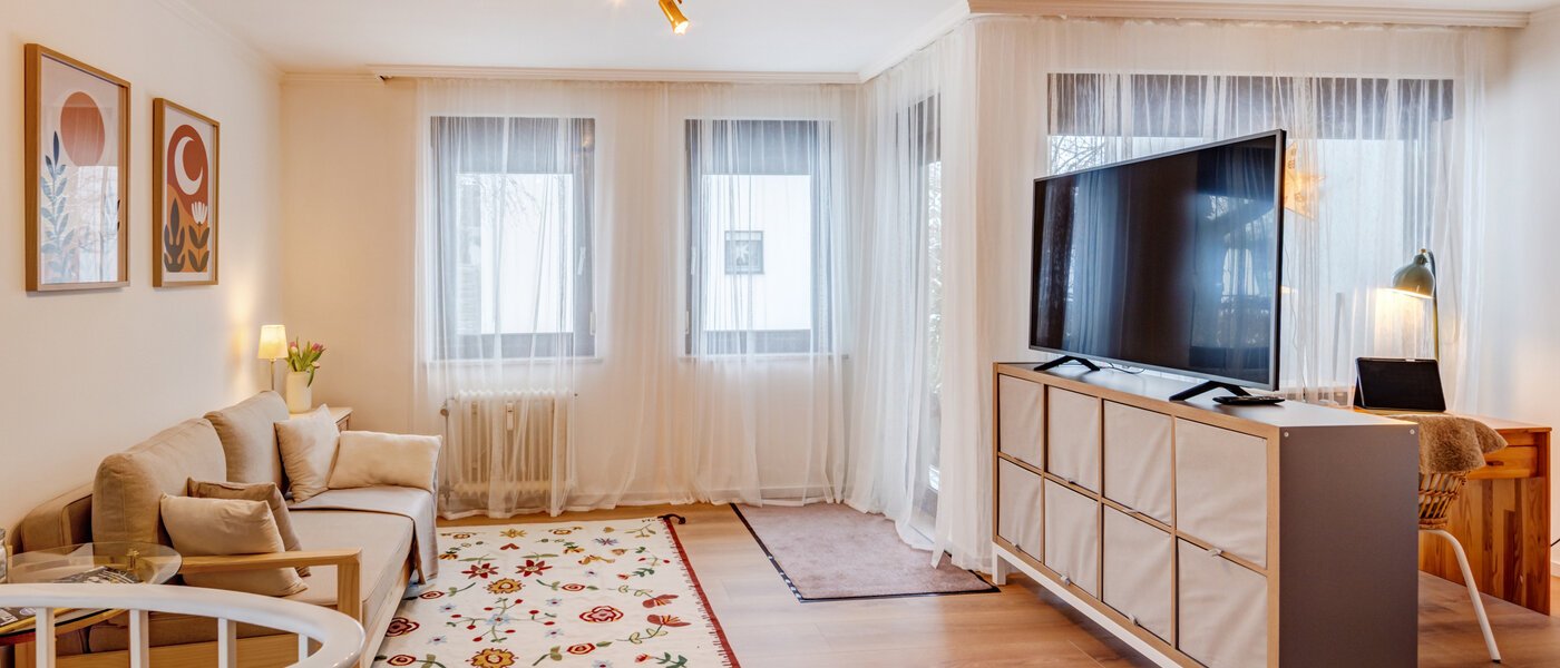 メゾネット・マンション（複数階にわたるマンション） München Trudering 01 リビングエリア 14719