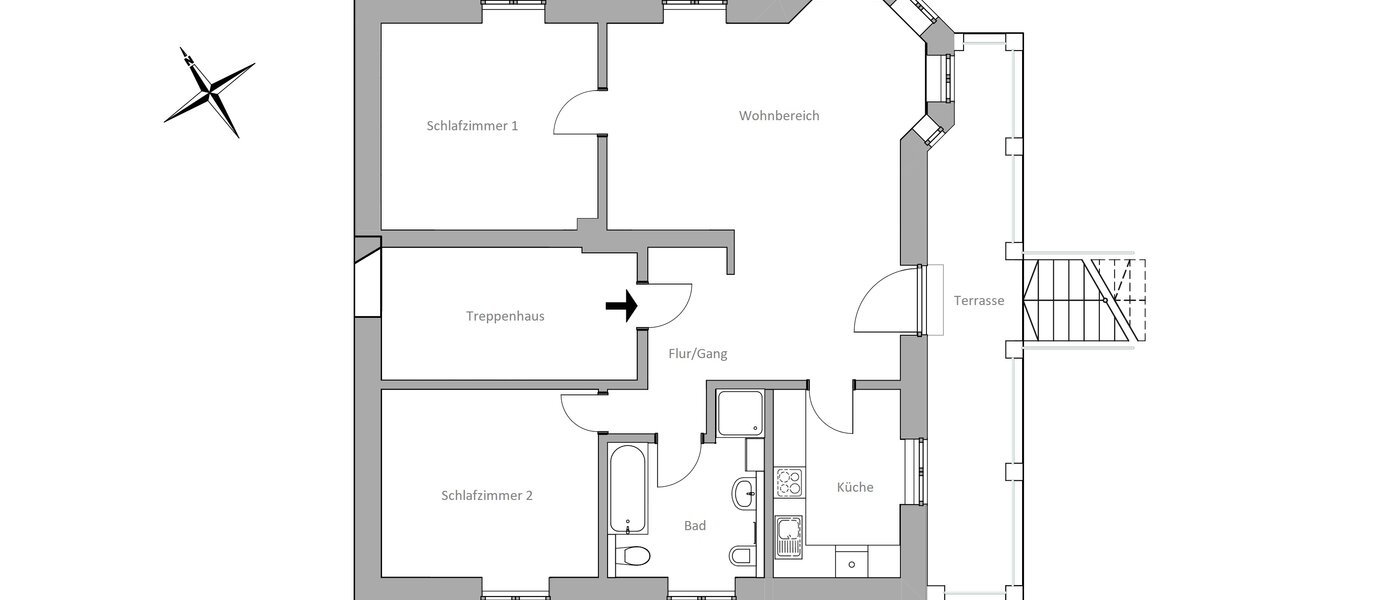 マンション München Moosach 01 見取り図 14720