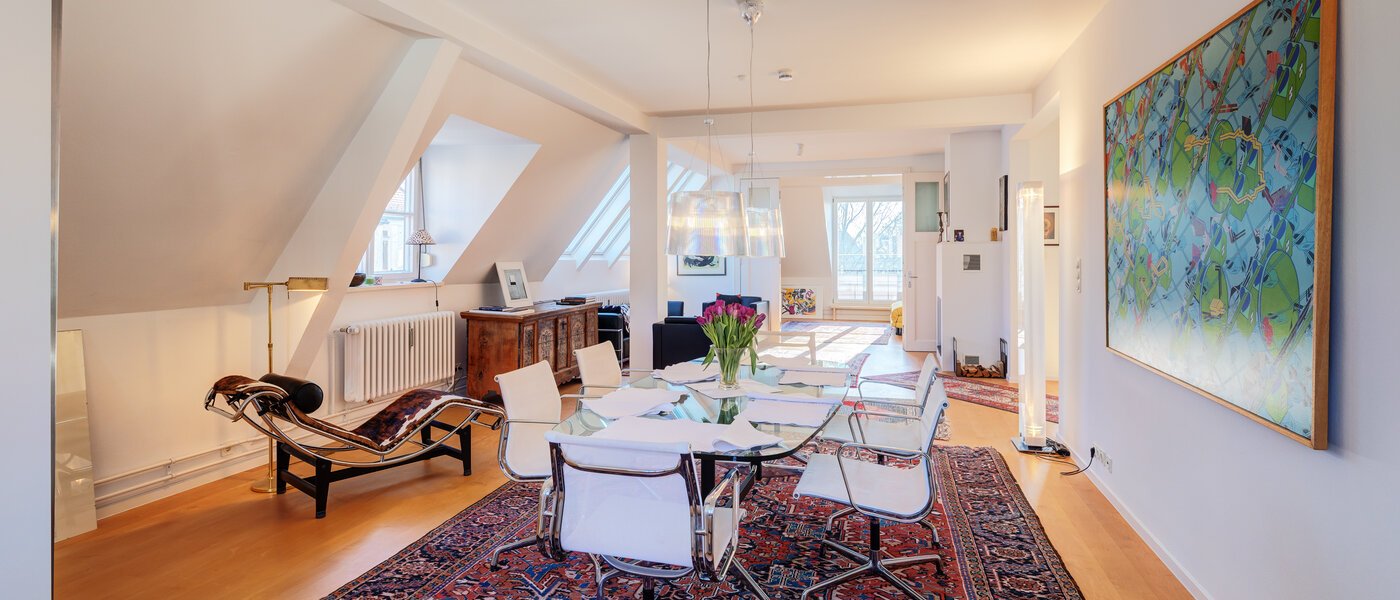 ペントハウス München Schwabing-West 02 リビングエリア 14731