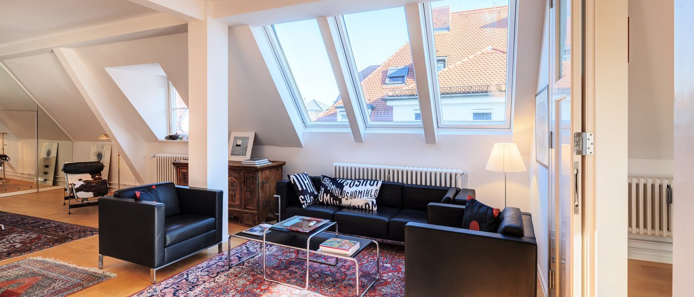 ペントハウス München Schwabing-West 03 リビングエリア 14731