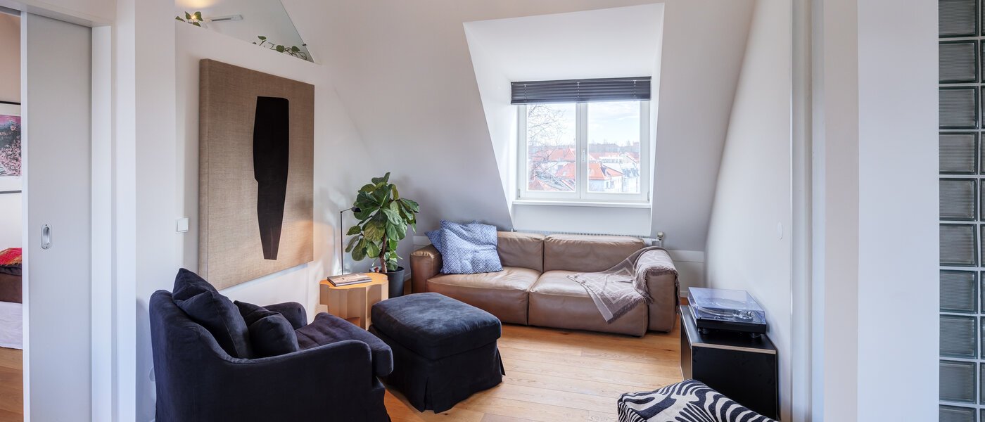 ペントハウス München Haidhausen 02 リビングエリア 14748