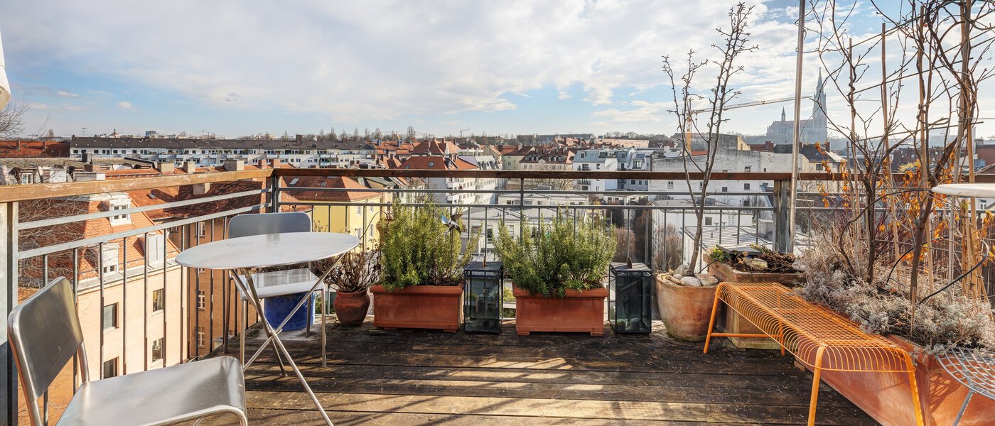 ペントハウス München Haidhausen 02 ルーフテラス 14748