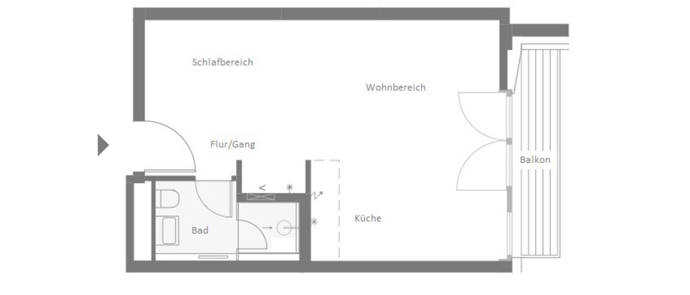 マンション München Maxvorstadt 01 見取り図 14752