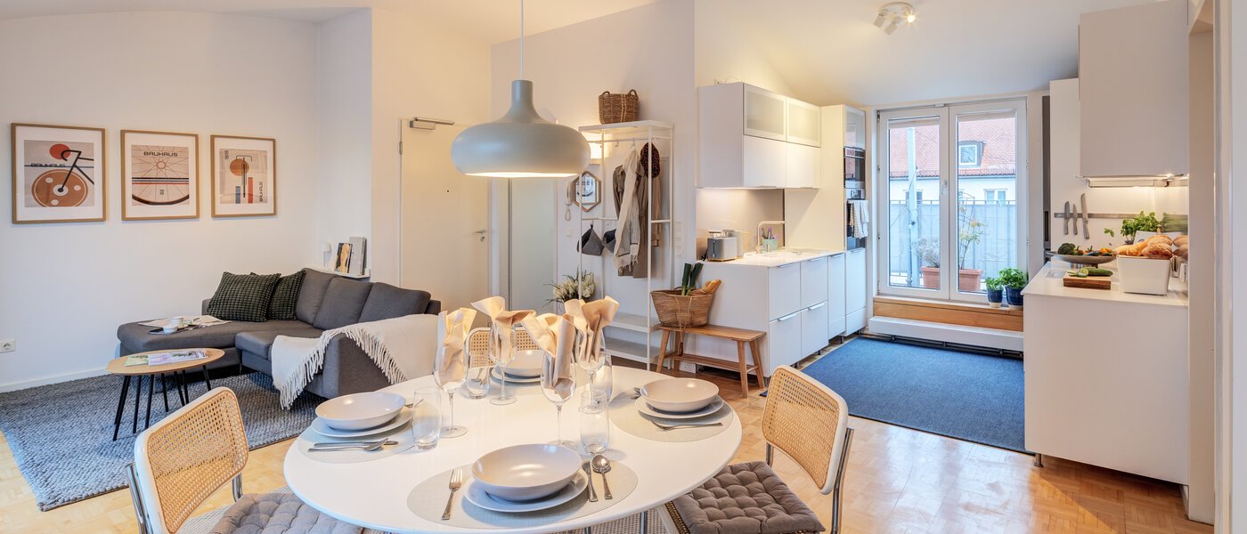 ペントハウス München Maxvorstadt 05 リビングエリア 14758