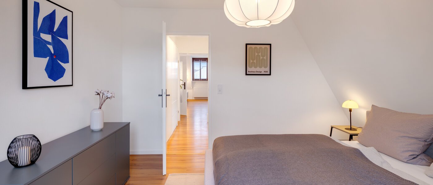 アティック・フラット（屋根裏） München Isarvorstadt 04 寝室 14762