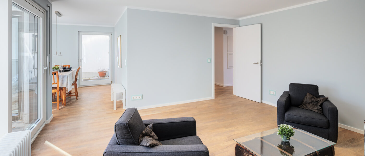 ペントハウス München Nymphenburg 04 リビングエリア 14775