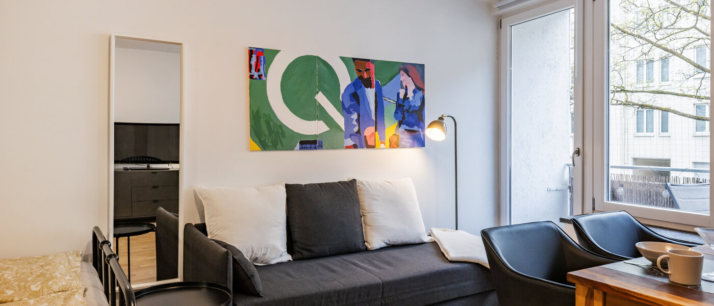 マンション München Schwabing-West (rund um den Hohenzollernplatz) 04 リビングエリア 14776