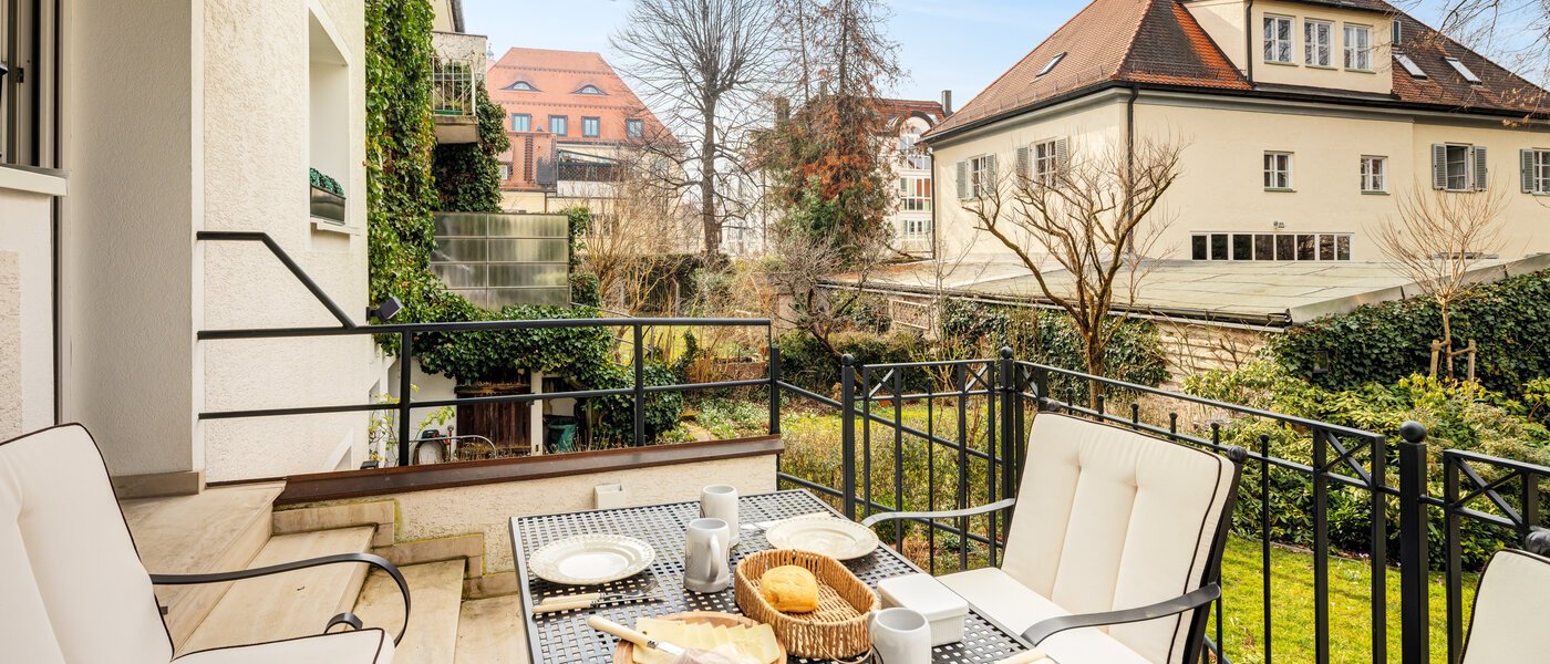 テラスハウス München Schwabing 01 ロッジア 14779