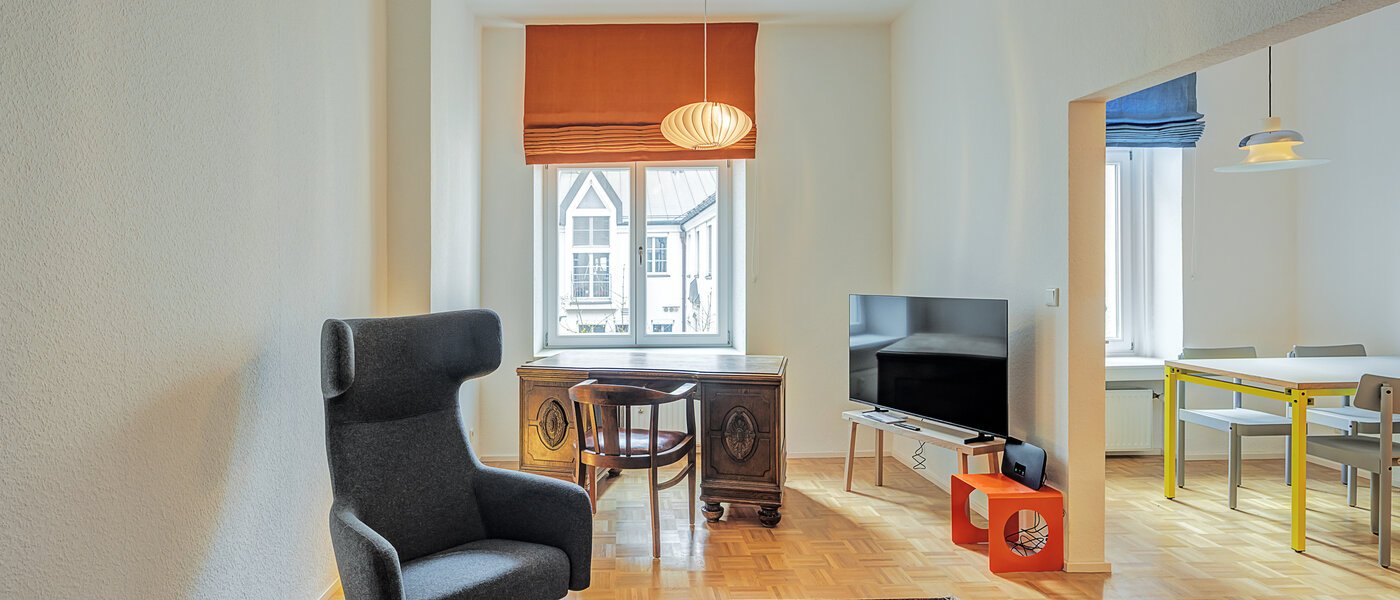 マンション München Glockenbachviertel 01 リビングエリア 14780