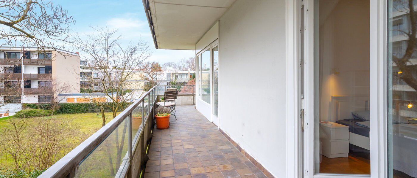 マンション München Schwabing (rechts der Leopoldstraße) 02 ベランダ 14781