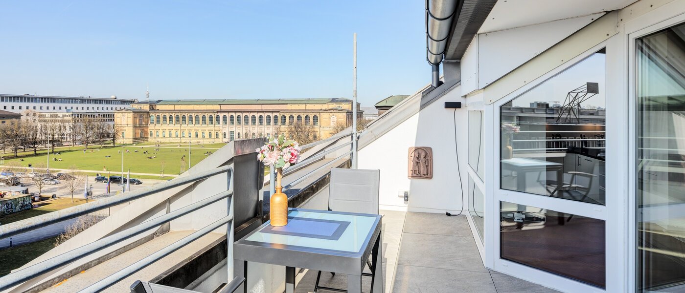 複層－回廊住宅 München Maxvorstadt 01 ルーフテラス 14785