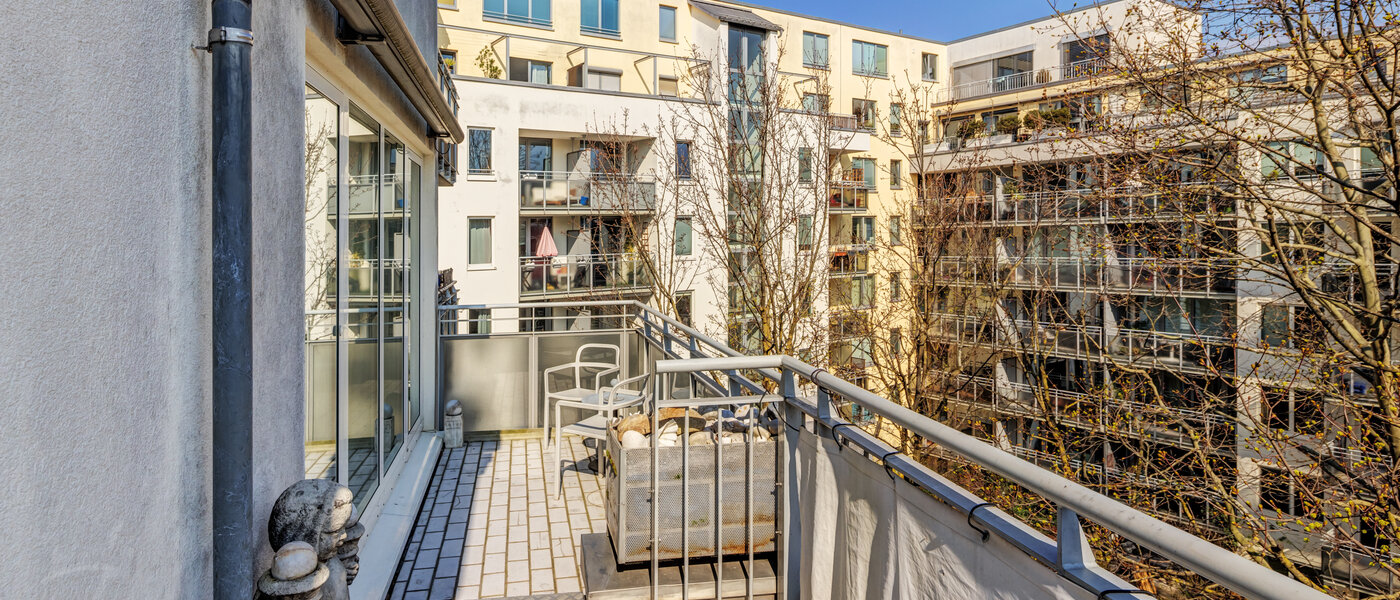 マンション München Maxvorstadt - Universitätsviertel 01 ベランダ 14794